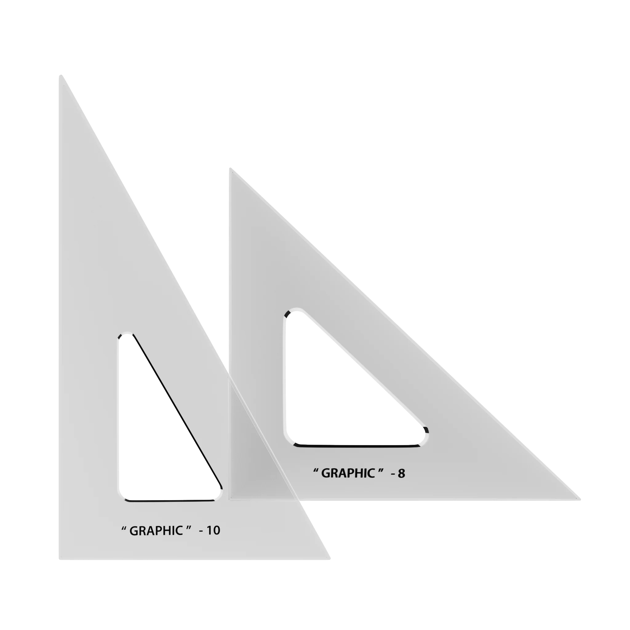 Scholastic Drafting Triangle Set of 2 - Image 2