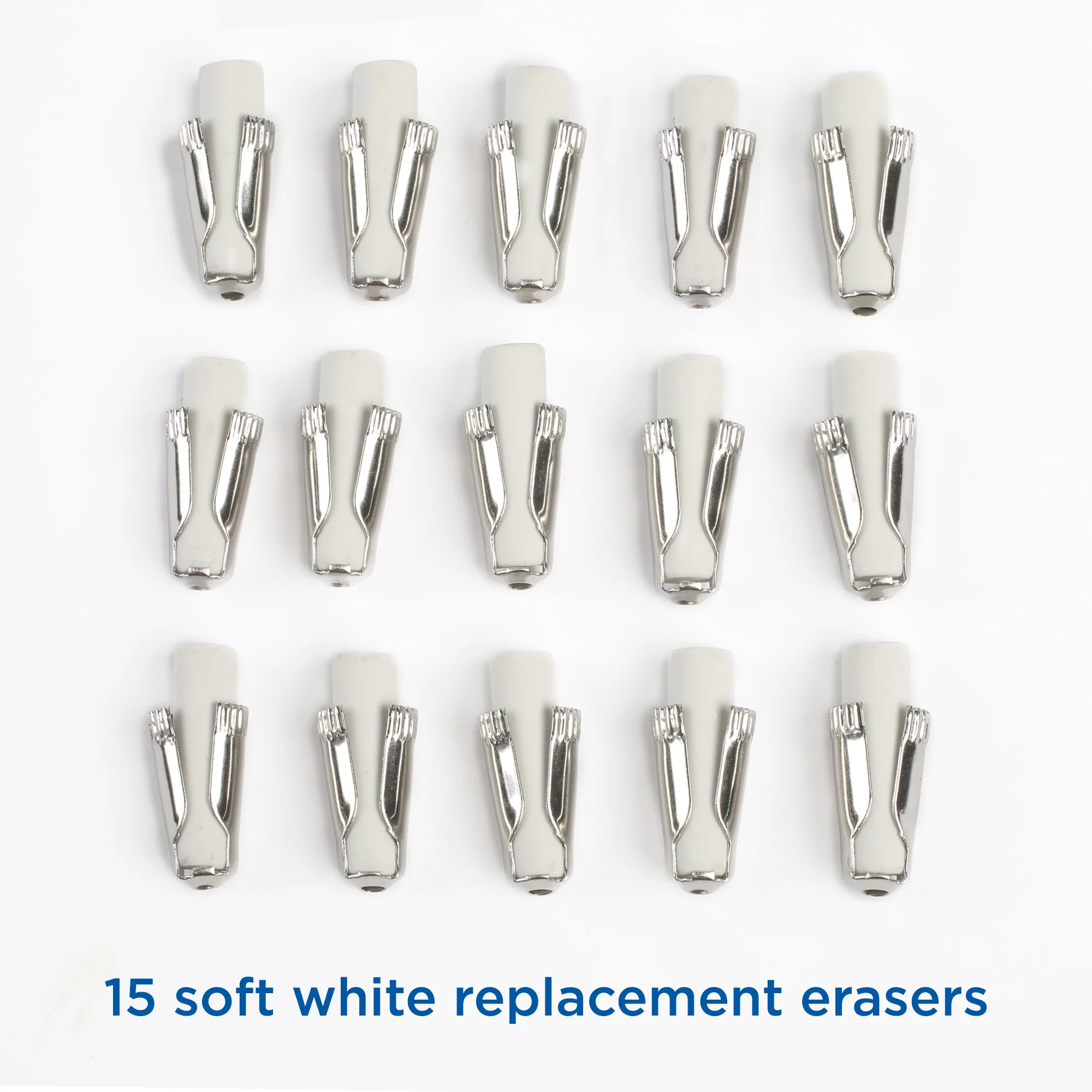 Soft White Eraser Replacements: Pack of 15 - Image 3