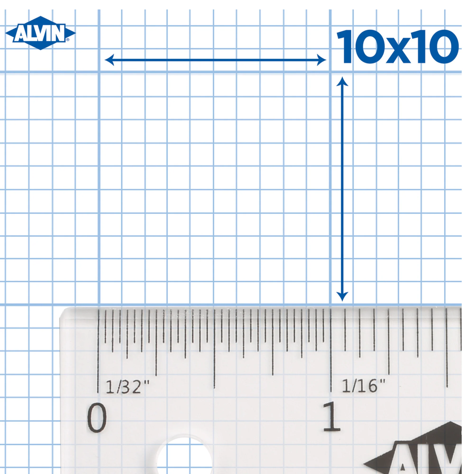 Cross Section Graph Paper Pad / 50 Sheet available in 4x4, 8x8 or 10x10 Grid - Image 17