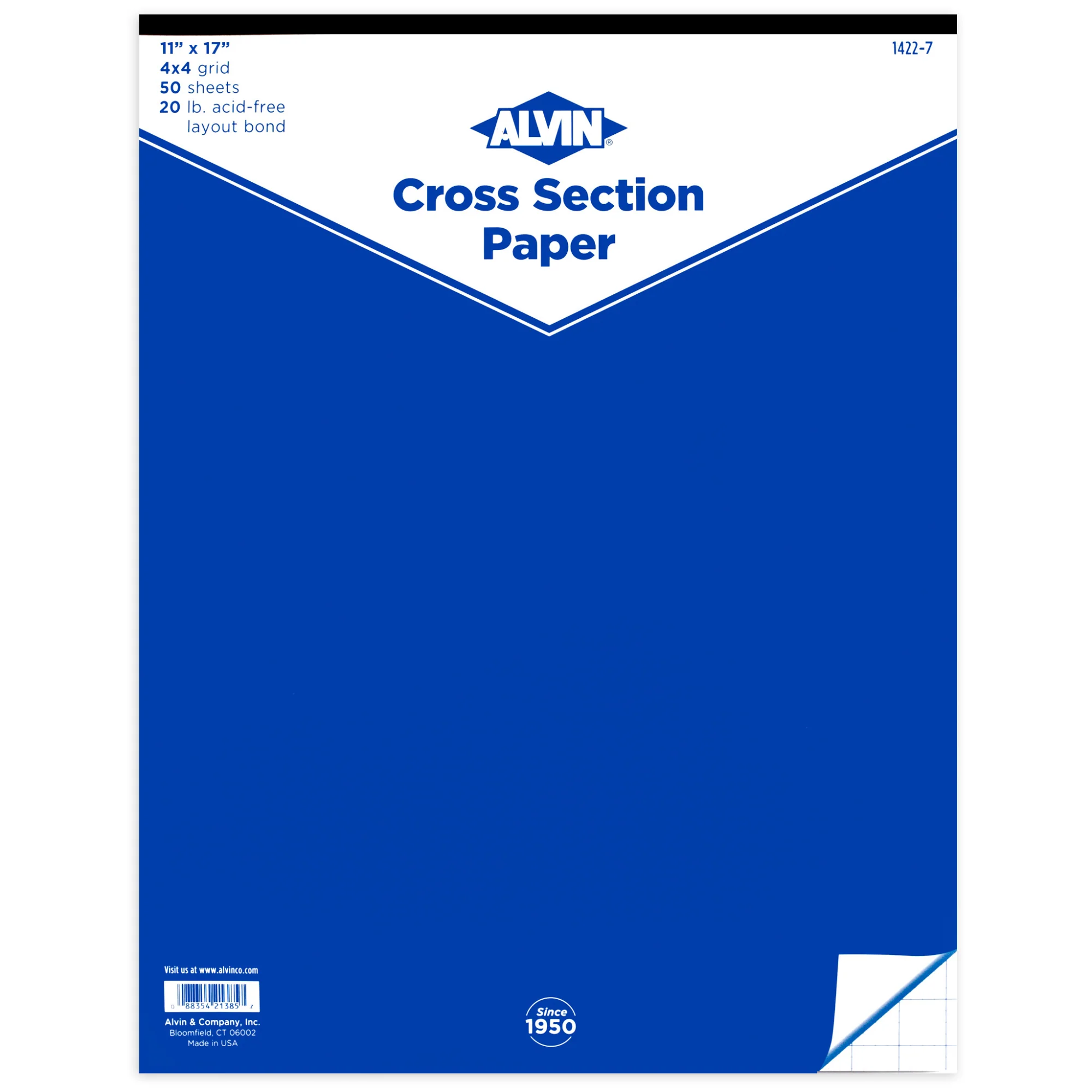 Cross Section Graph Paper Pad / 50 Sheet available in 4x4, 8x8 or 10x10 Grid - Image 20