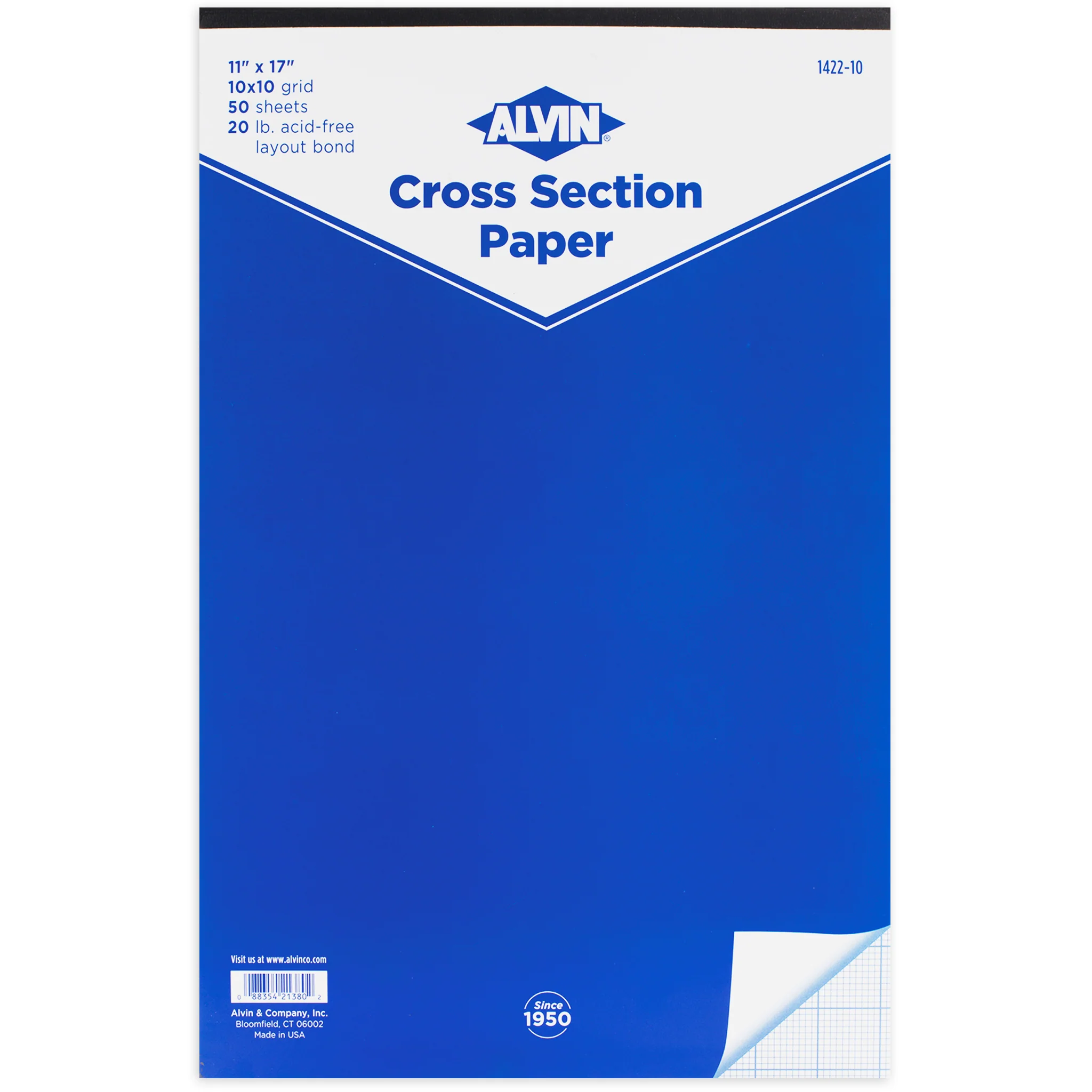 Cross Section Graph Paper Pad / 50 Sheet available in 4x4, 8x8 or 10x10 Grid - Image 32
