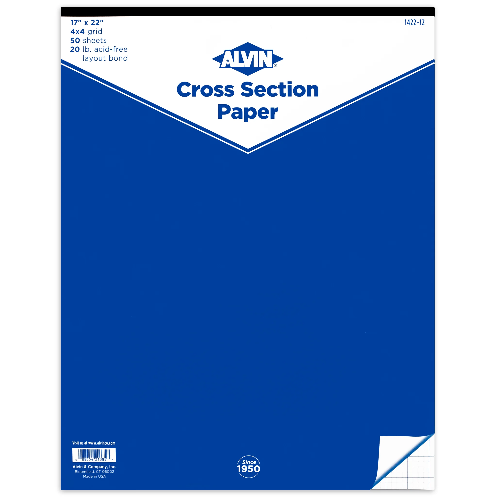 Cross Section Graph Paper Pad / 50 Sheet available in 4x4, 8x8 or 10x10 Grid - Image 38