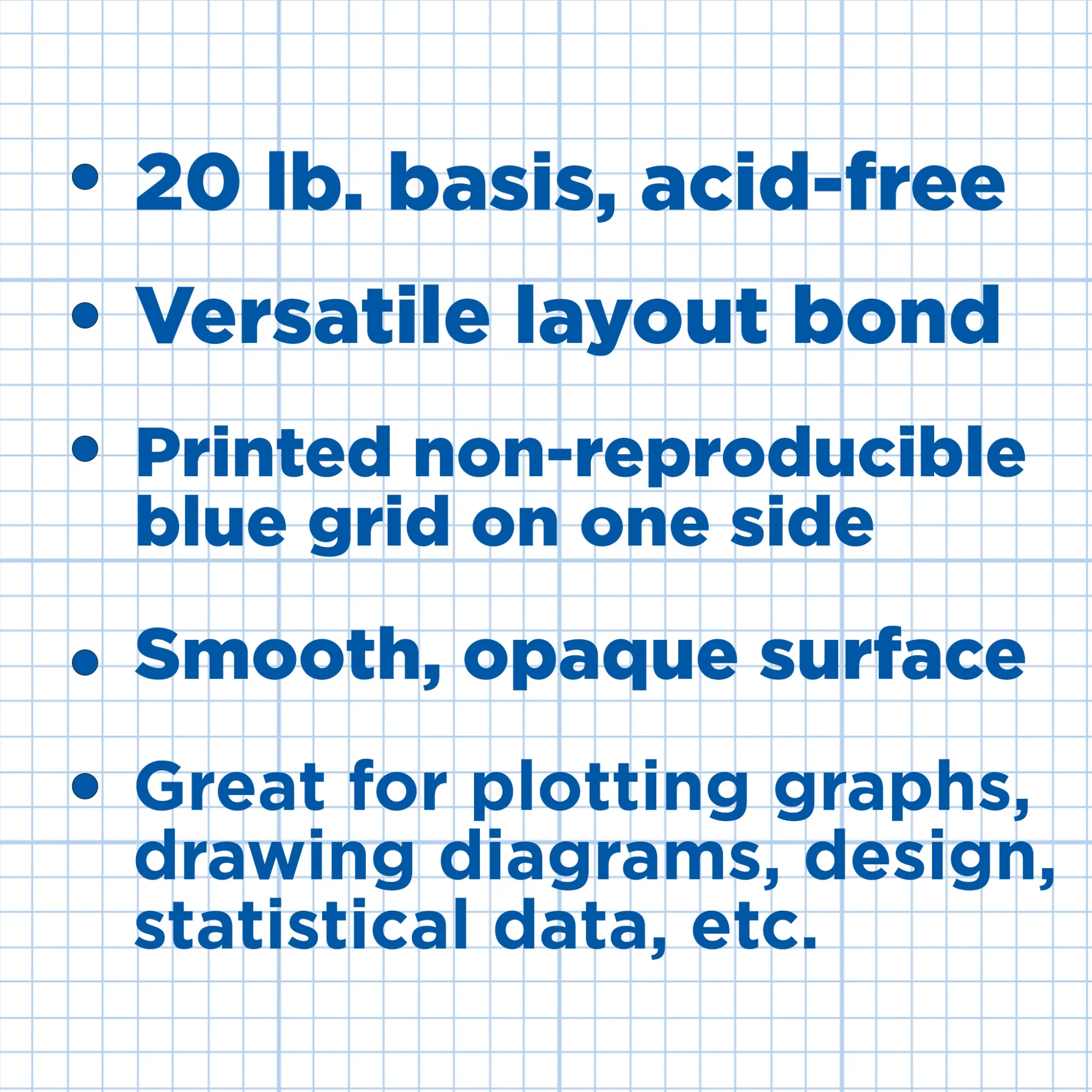 Cross Section Graph Paper Pad / 50 Sheet available in 4x4, 8x8 or 10x10 Grid - Image 43