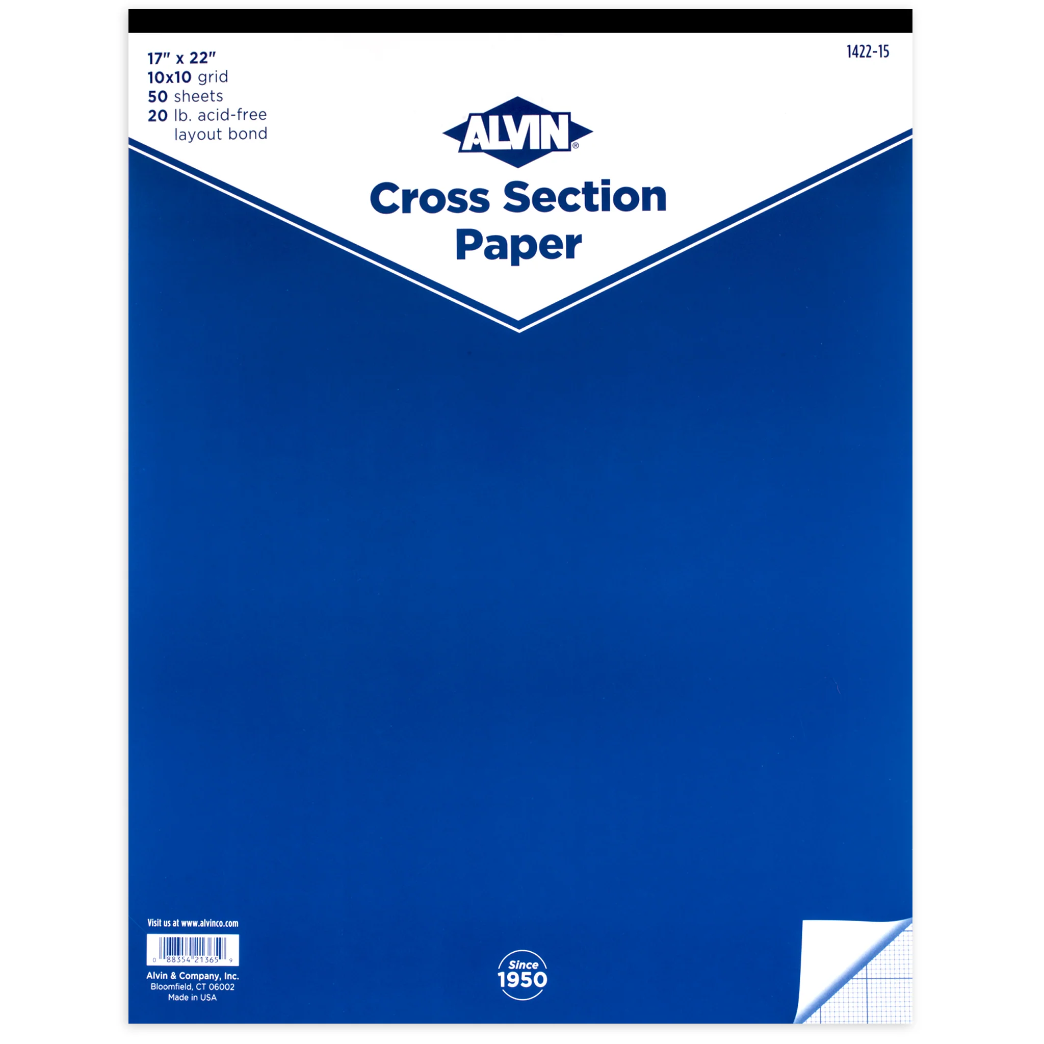 Cross Section Graph Paper Pad / 50 Sheet available in 4x4, 8x8 or 10x10 Grid - Image 50