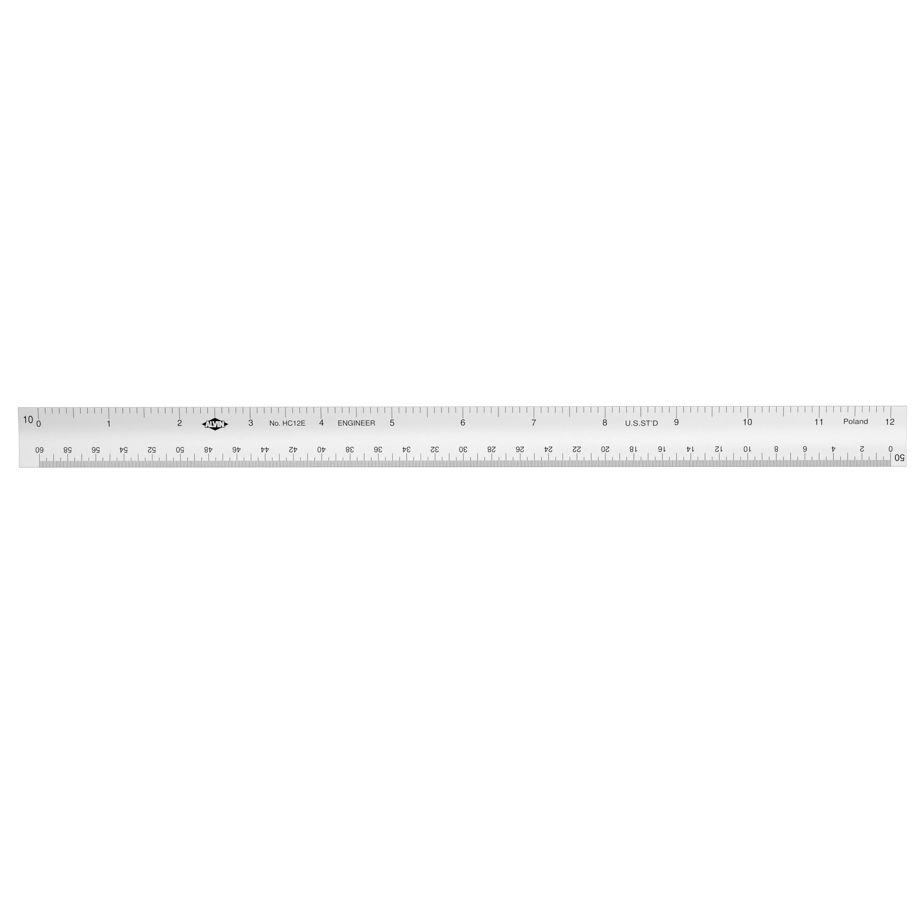 Triangular Scale - 12" Architect / Engineering Hallow Core Aluminum - Image 3