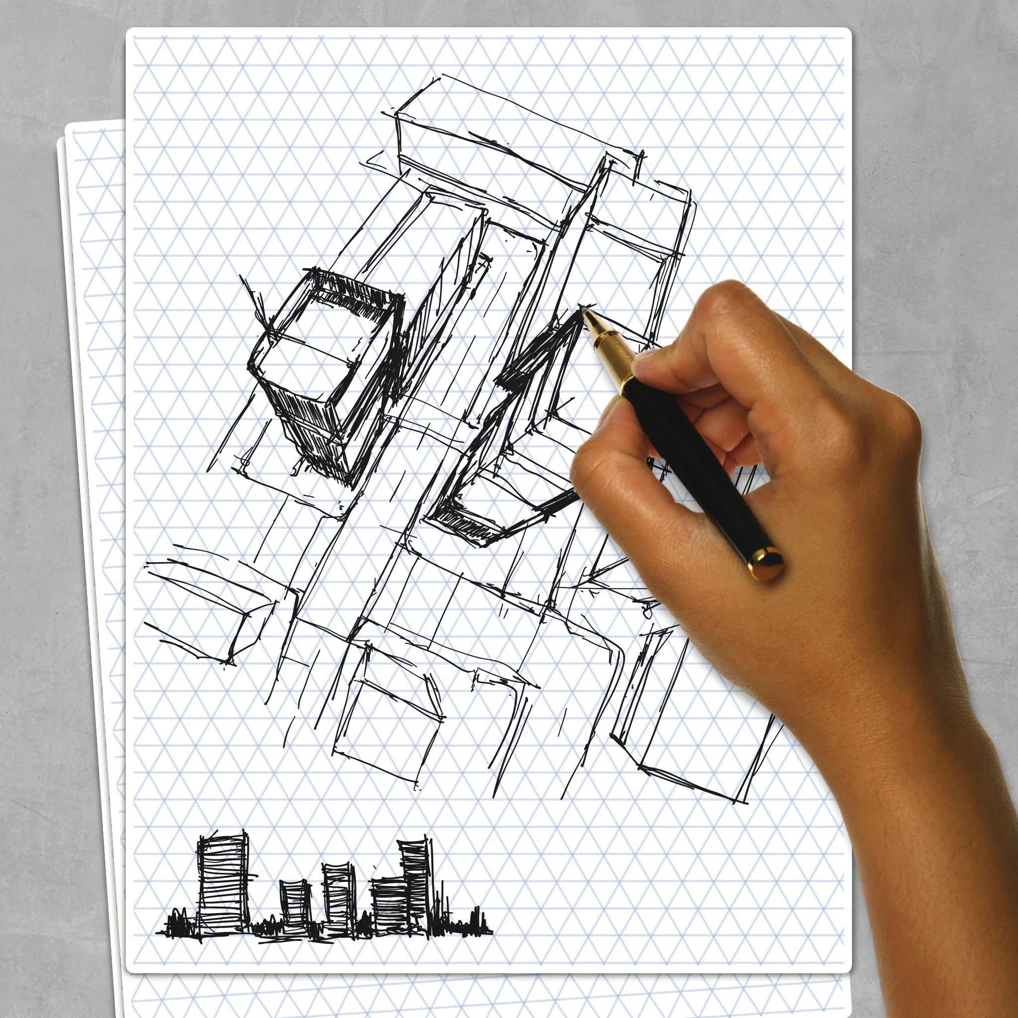 Isometric Grid Graph Paper - Image 7