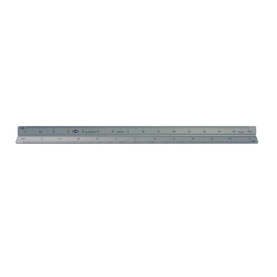 Metric Tri Scale Alum 30cm 1:100 - Image 2