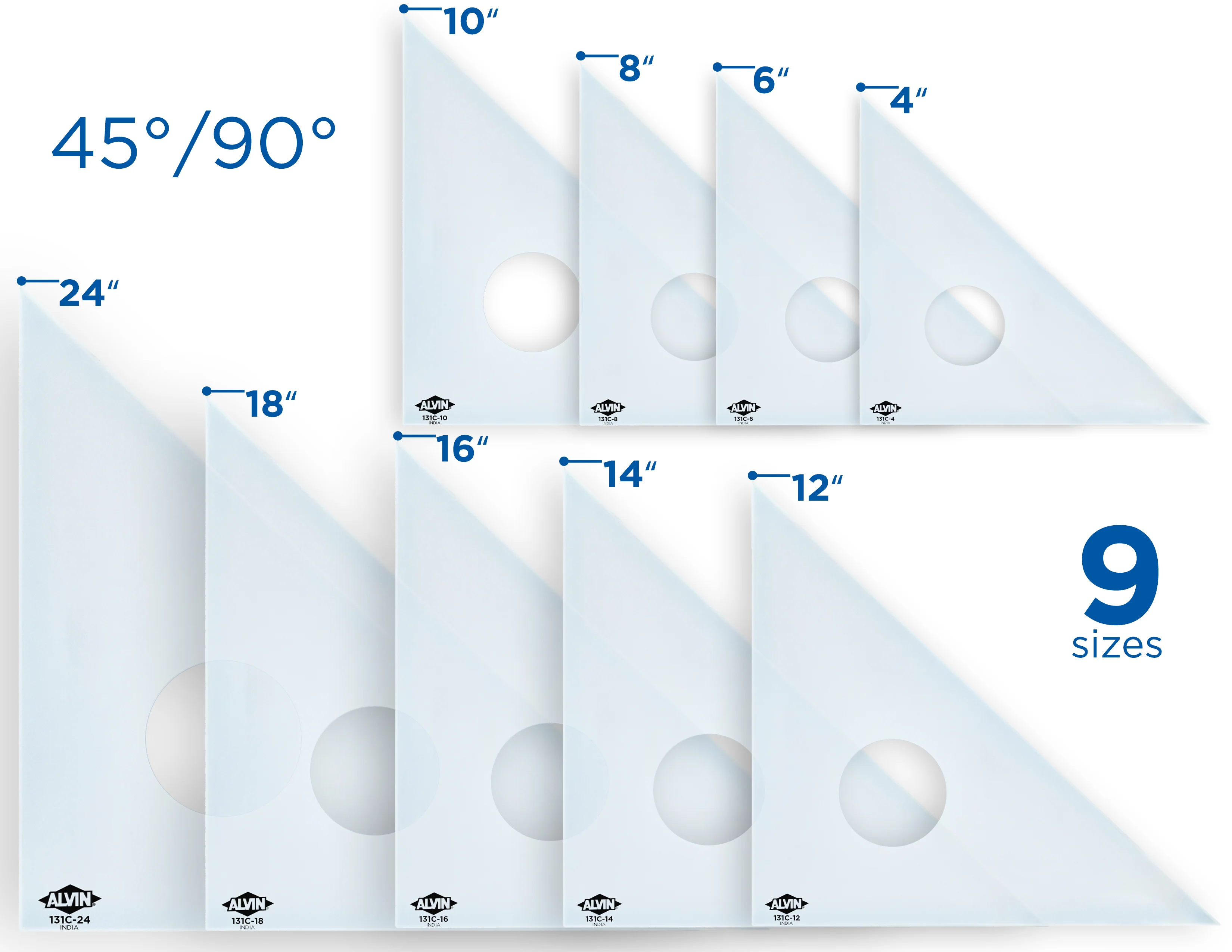 Professional Drafting Triangle (Clear) 30/60 45/90 - Image 23