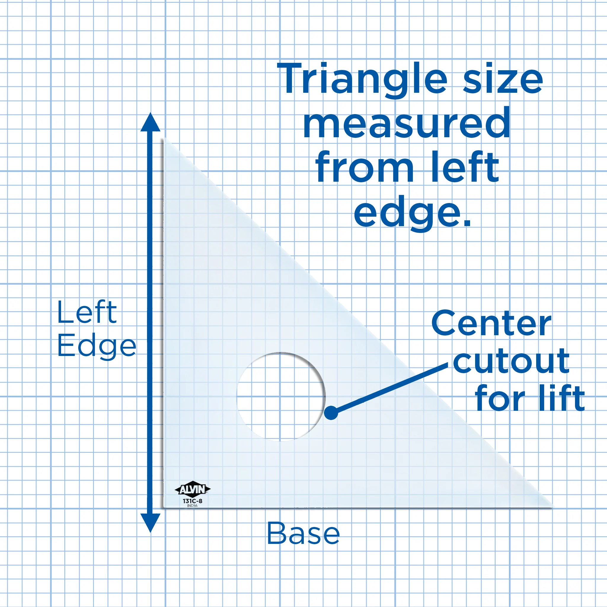 Professional Drafting Triangle (Clear) 30/60 45/90 - Image 8