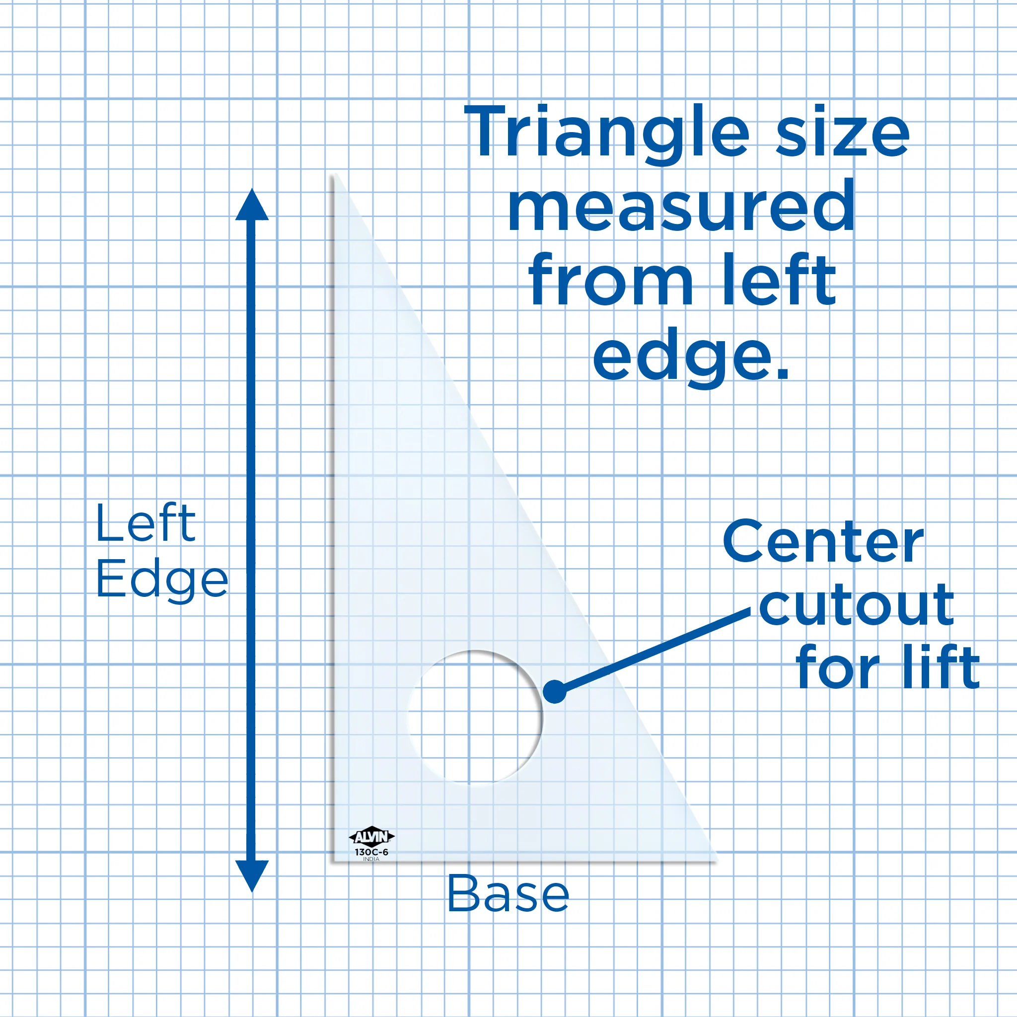 Professional Drafting Triangle (Clear) 30/60 45/90 - Image 84
