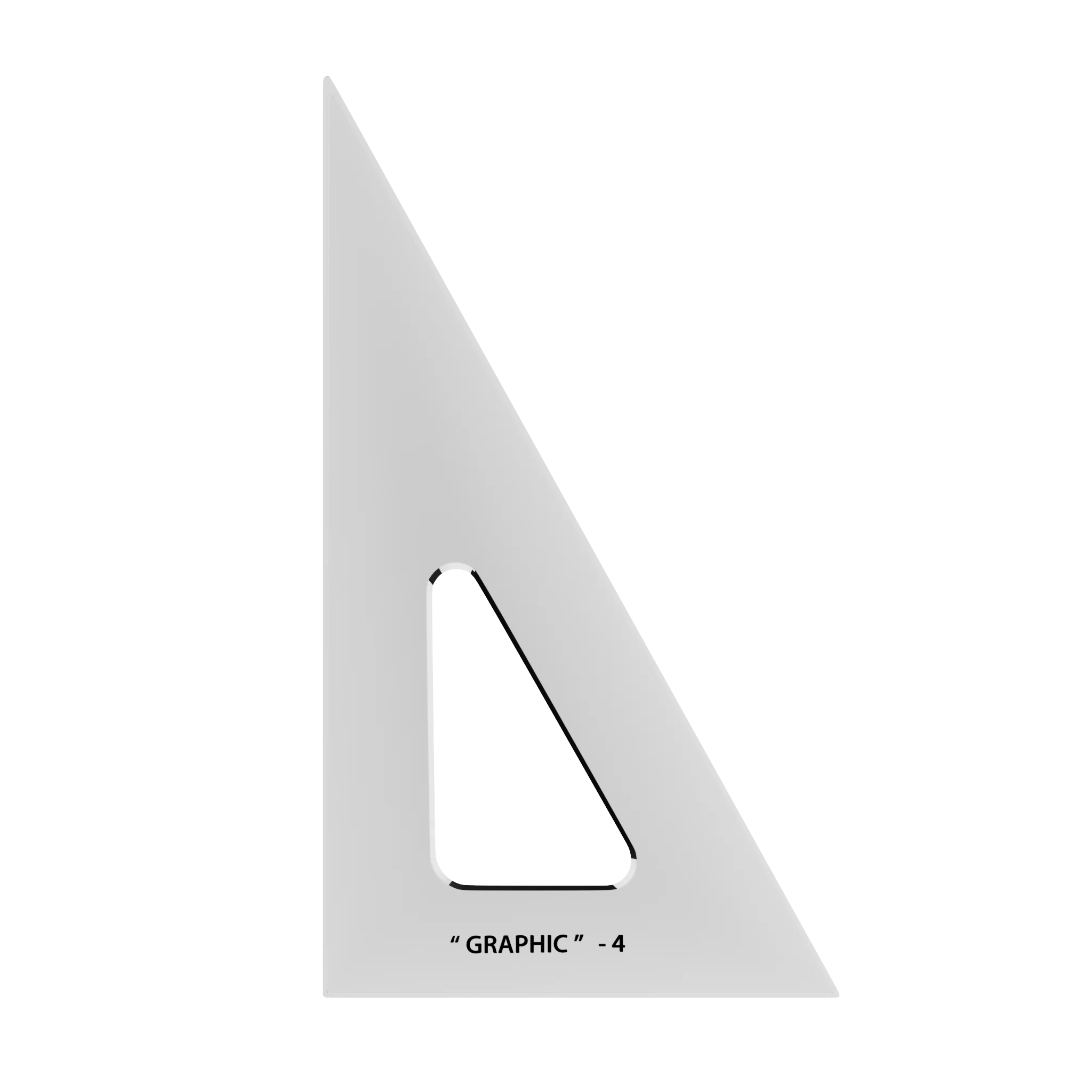 Scholastic Handheld Drafting Triangle - Image 3