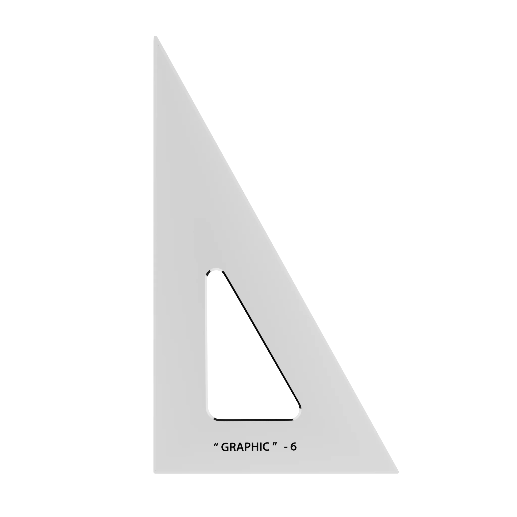 Scholastic Handheld Drafting Triangle - Image 4