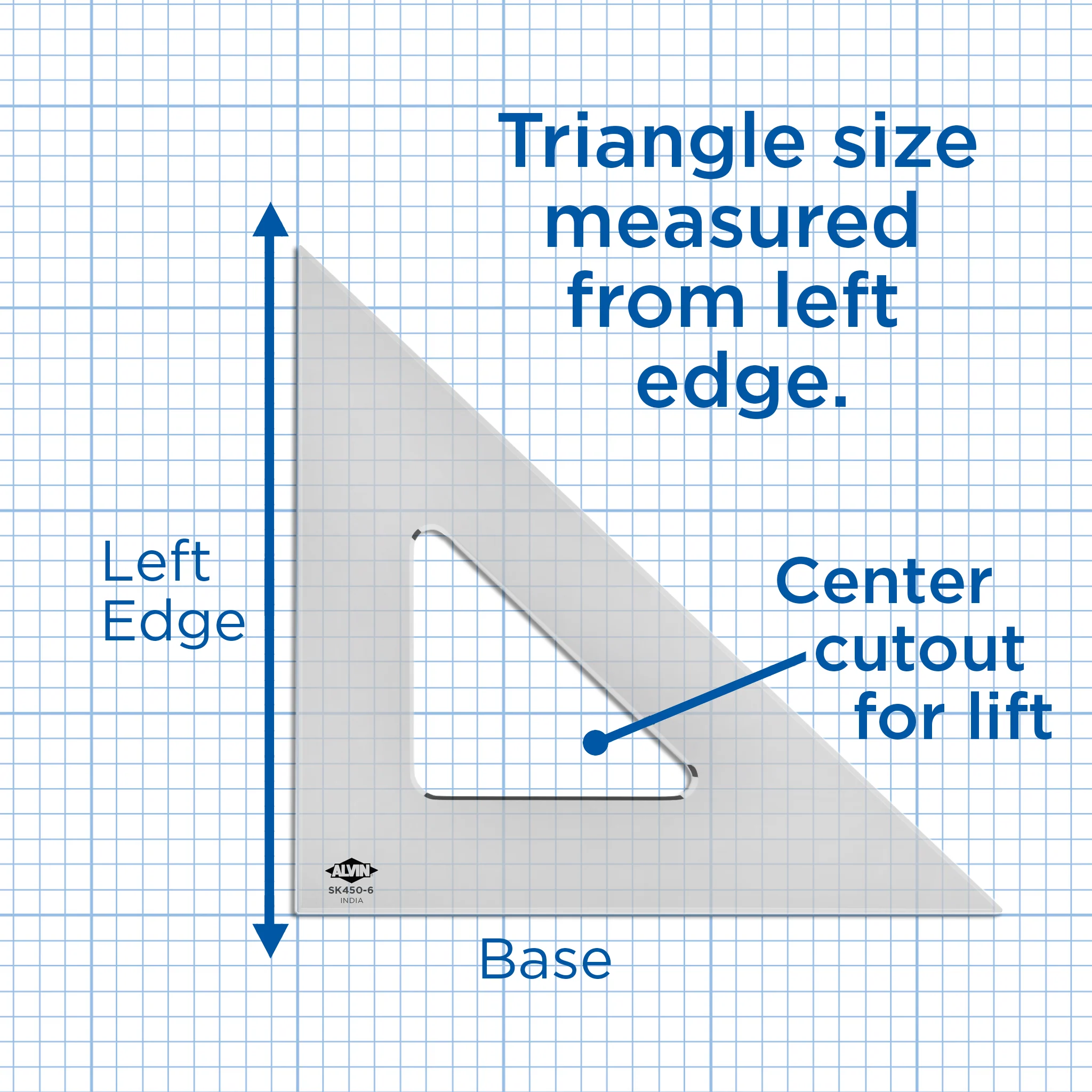 Professional Drafting Triangle (Smoke Tint) 30/60 45/90 - Image 35