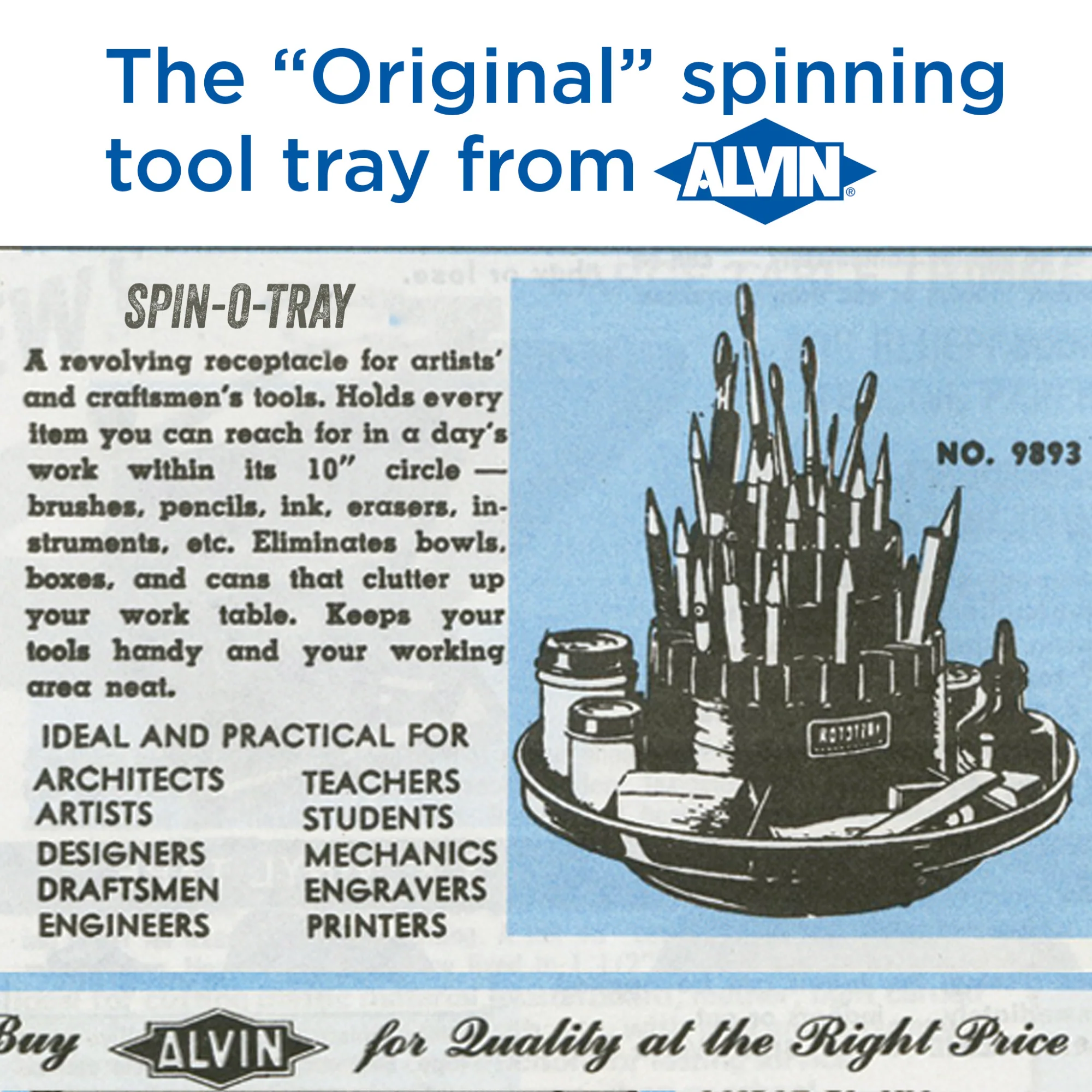 Spin-O-Tray Rotating Supply Organizer - Image 6