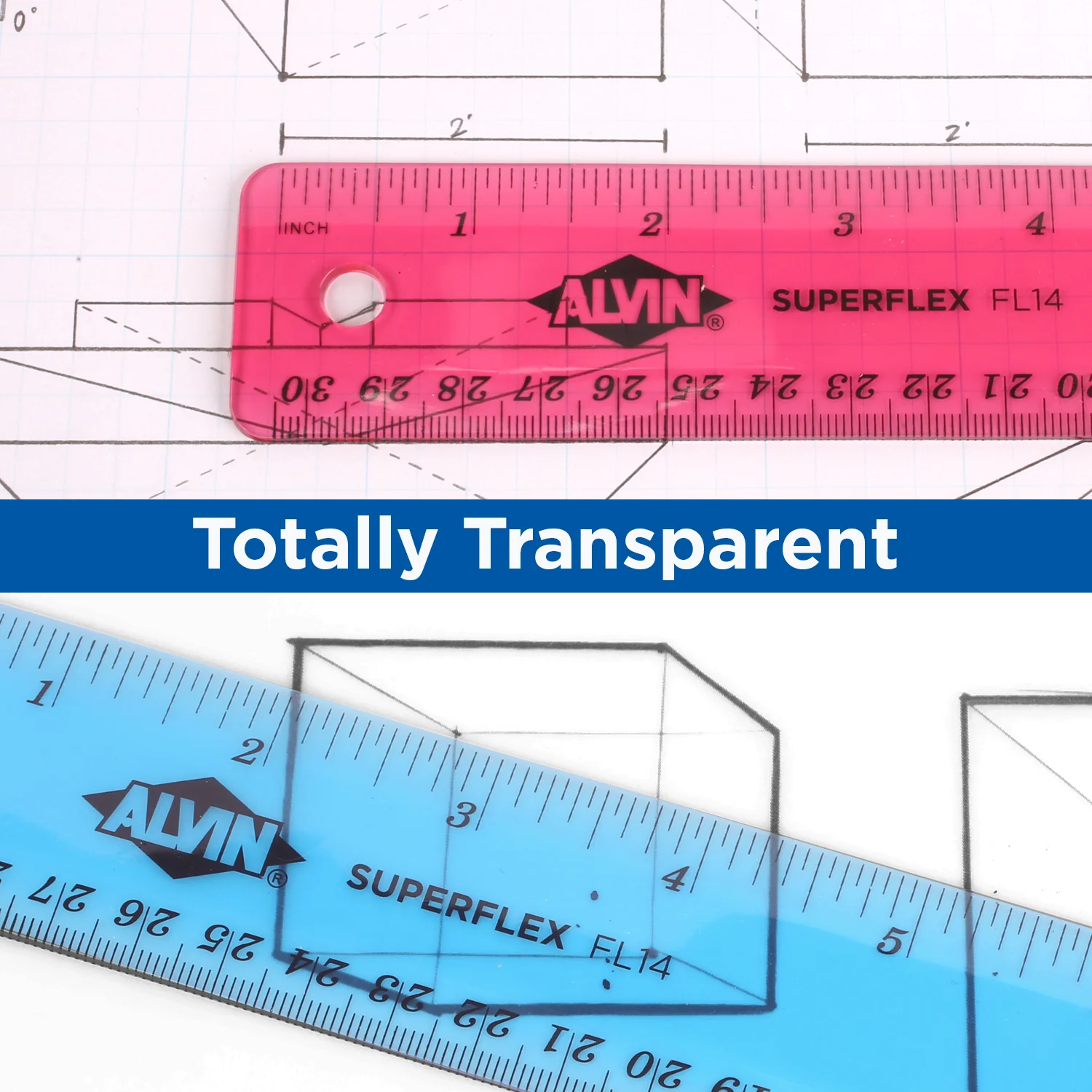 Superflex Plastic Ruler 12" - 24-Pack - Image 5