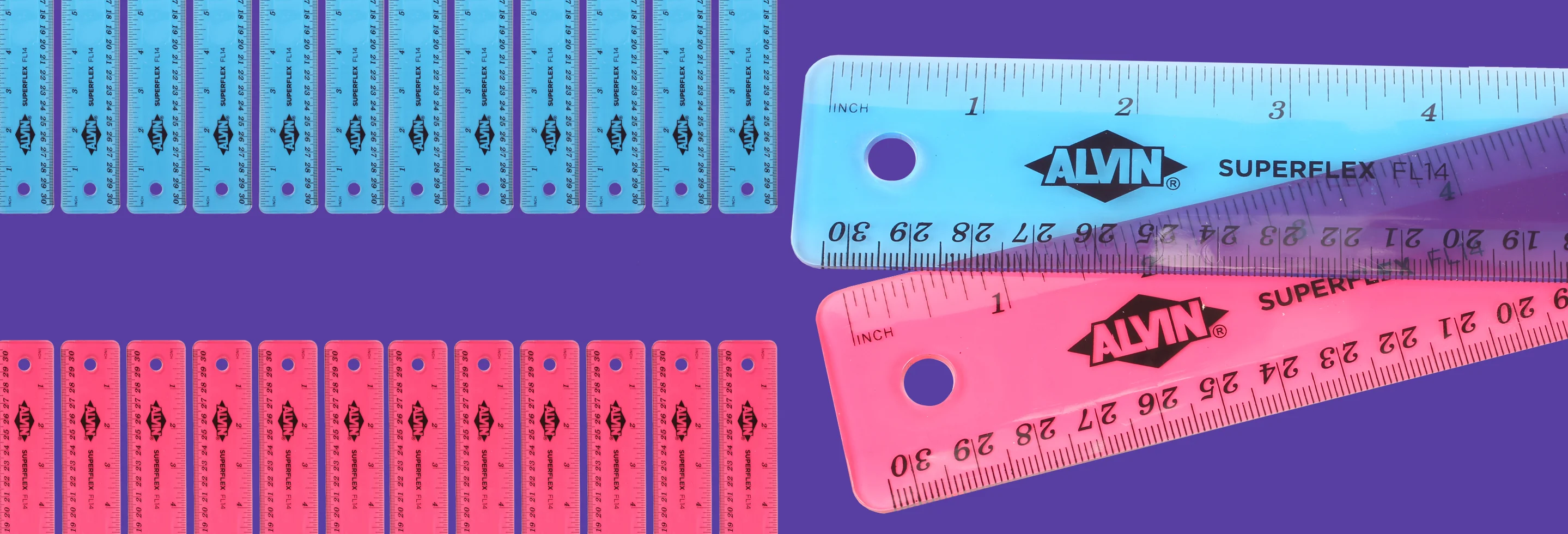 Superflex Plastic Ruler 12" - 24-Pack - Image 6
