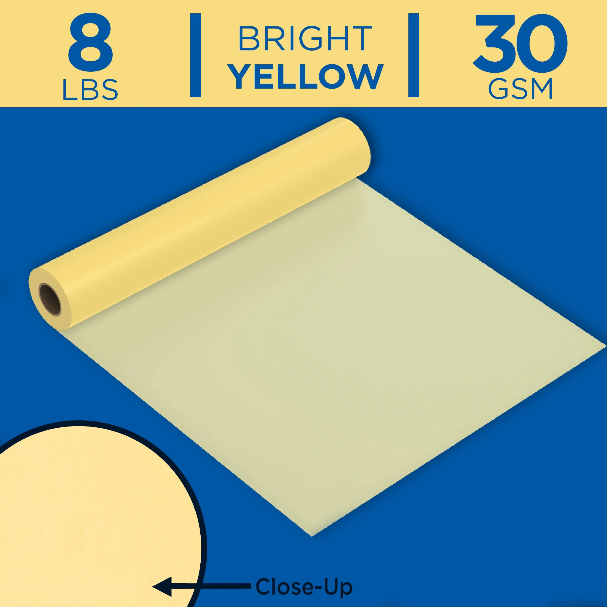 Tracing Paper Roll - Yellow, 50 Yards - Image 17