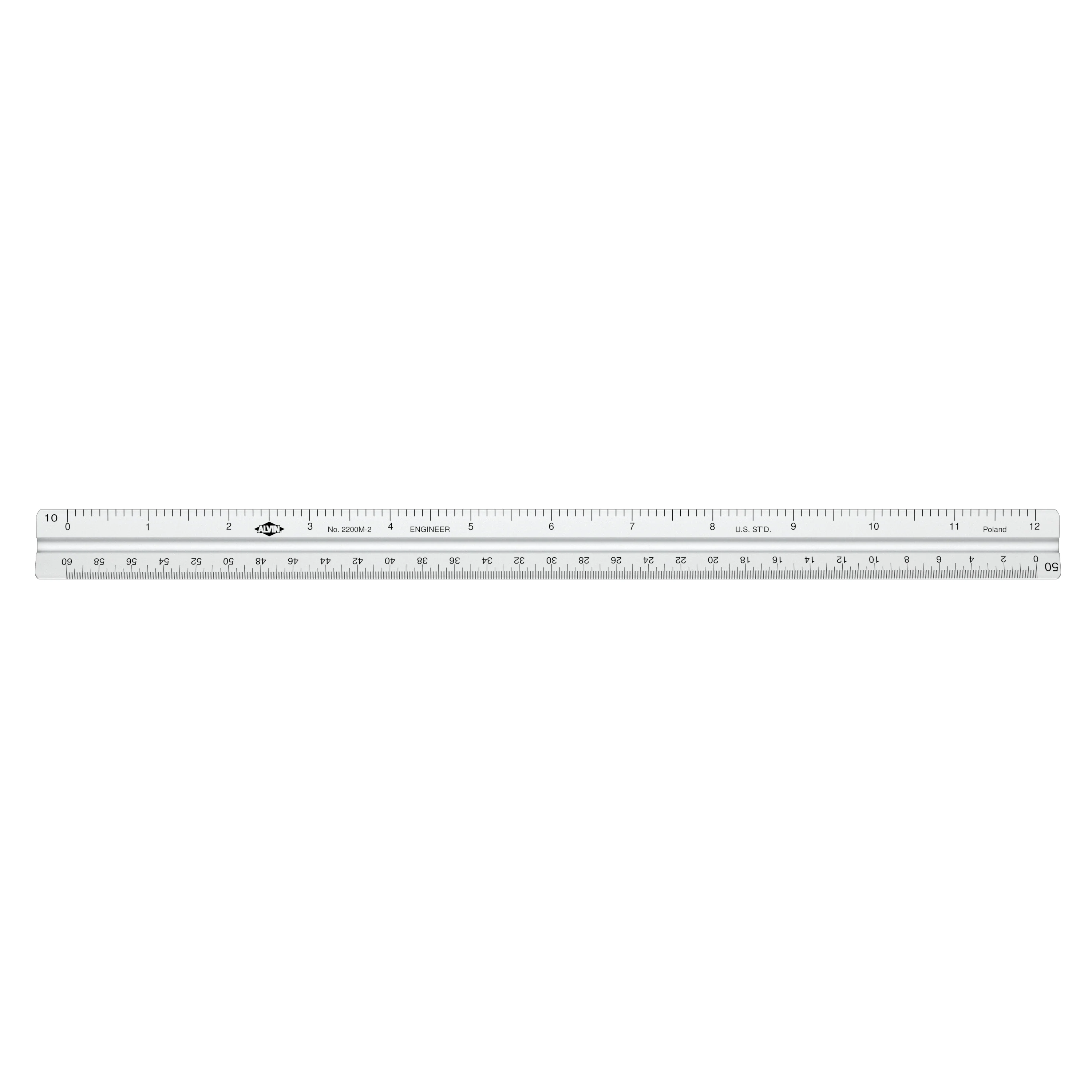 Triangular Scale - Aluminum 12" - Image 4