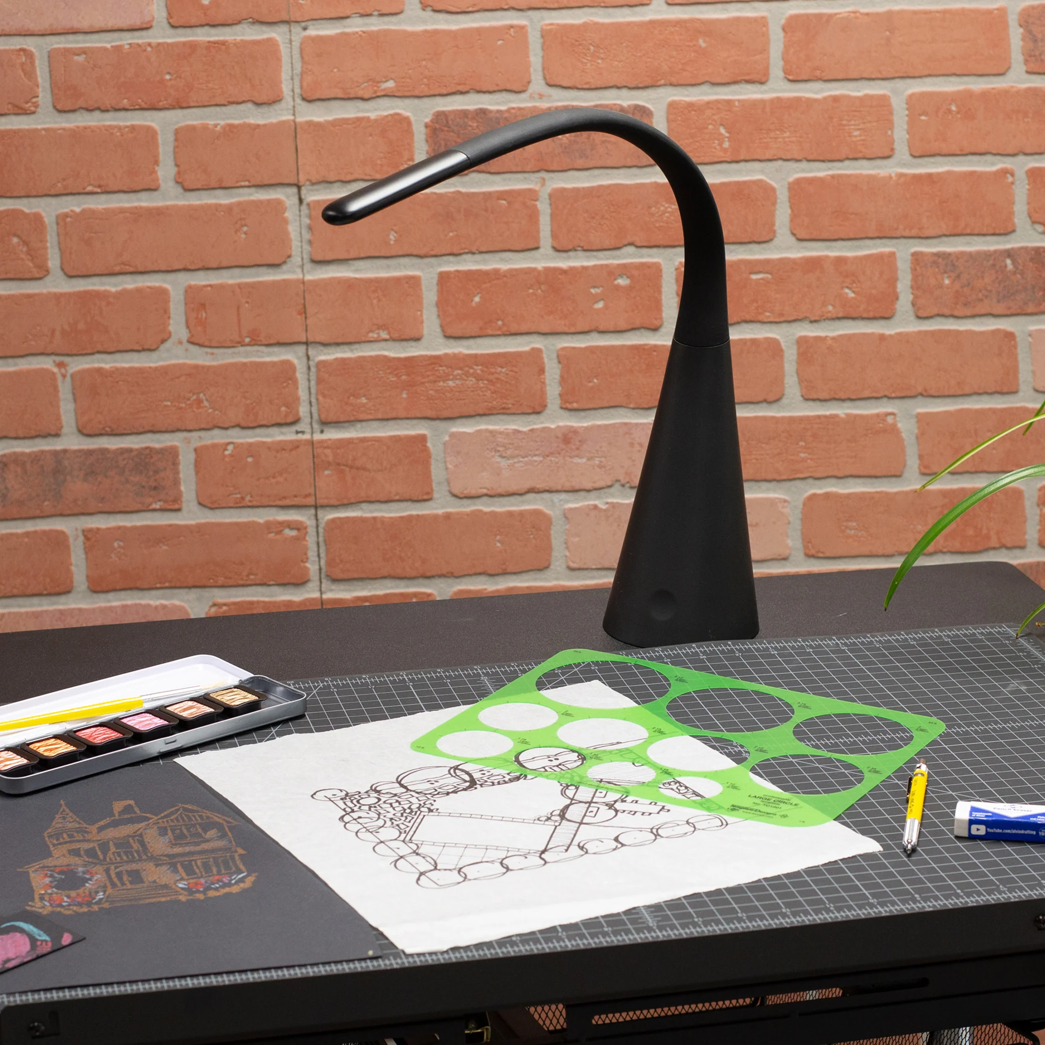 Zuma Desk Lamp - Black (CLOSEOUT) - Image 2